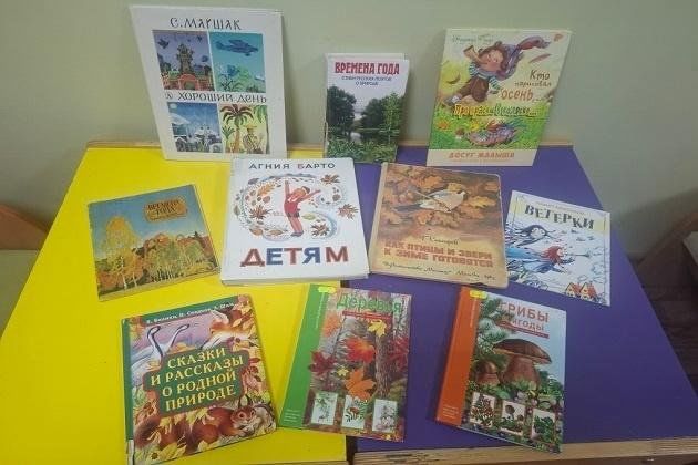 Книжная выставка «Шепот осени в строках книг»