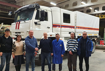 Челнинская компания отправила специальный автомобиль для МЧС Донецка