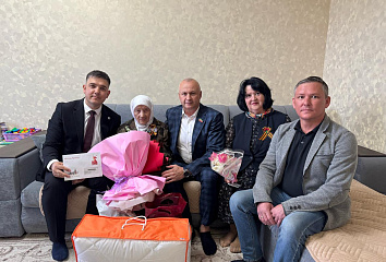 Ветеран 95 яшьлек юбилеен каршылый