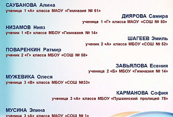 В Челнах объявлены победители проекта «Культурный дневник школьника -2022»