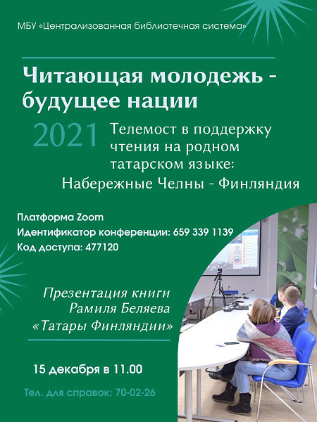 Чаллы һәм Финляндия яшьләре телекүпер форматында аралашачак