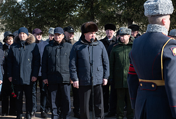 Яр Чаллыда Украинада һәлак булган Артур Шәрәфиев белән хушлаштылар