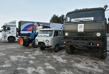 Nail Magdeev thanked the citizens for their help to the soldiers