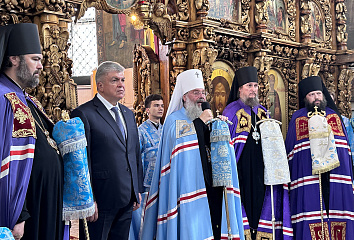 Наиль Магдеев поприветствовал епископа Набережночелнинского и Елабужского Гавриила