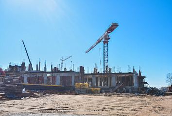 Nail Magdeev visited the school under construction in Zamelekesye