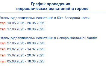 В Набережных Челнах с завтрашнего дня стартует опрессовка тепловых сетей