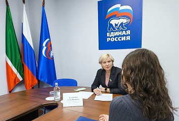 В Набережных Челнах депутат провела приём граждан