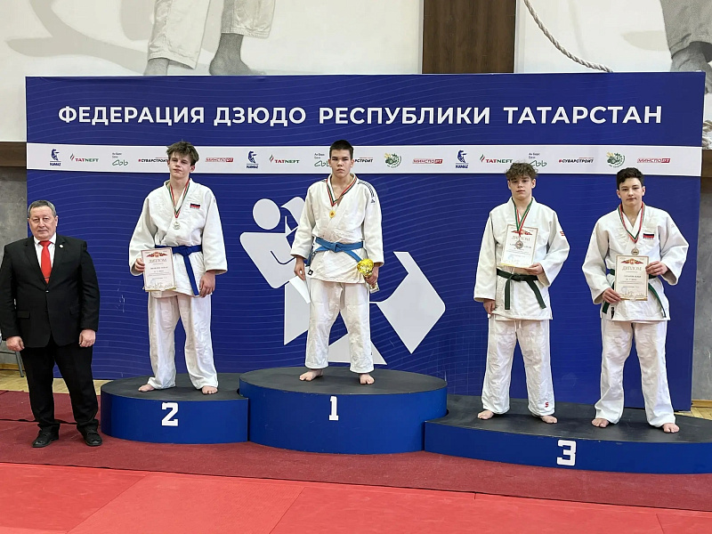 Челнинцы завоевали медали на Первенстве Республики Татарстан по дзюдо