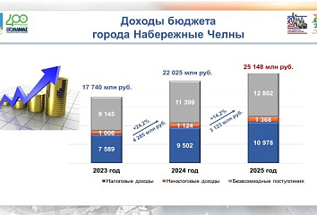 Бюджет Набережных Челнов-2025: доходы выросли, социальная сфера – в приоритете
