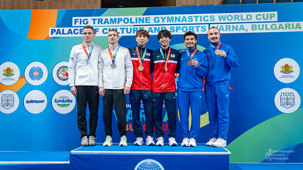 Челнинец выиграл серебро Кубка мира по прыжкам на батуте