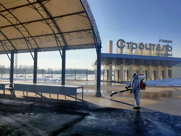Ветеринарные службы провели дезинфекцию площадок городских ярмарок