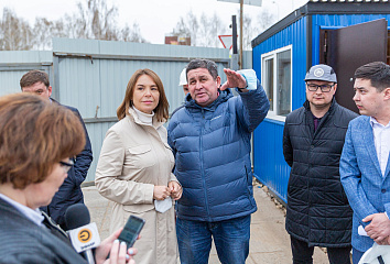 Депутат Госдумы побывала на строительной площадке театра «Мастеровые»