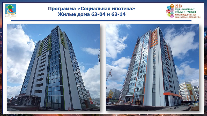 В Набережных Челнах введено в эксплуатацию свыше 200 тыс. кв. метров жилья