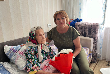 Ветерана из Набережных Челнов поздравили с 95-летним юбилеем