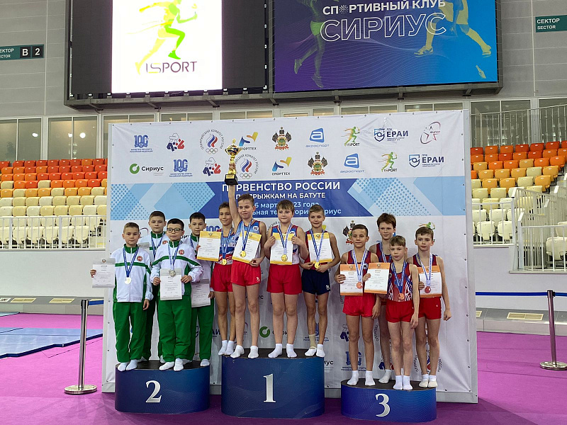 Челнинские гимнасты выиграли первенство России