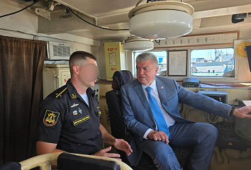 Наиль Магдеев находится с рабочим визитом на Черноморском флоте