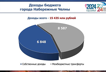 План по собственным доходам Набережных Челнов выполнен на 121%