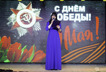 Молодёжный центр «Нур» поздравил ветеранов с наступающим праздником «День Победы»