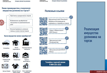 Налоговая служба реализует проект «Повышение эффективности реализации имущества должников»