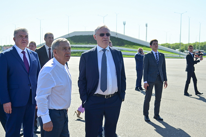 Чаллыга Рөстәм Миңнеханов һәм Белорусия премьер-министры Александр Турчин килде