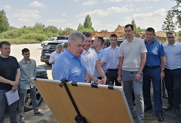 Наиль Магдеев посетил третью очередь промпарка «Развитие»