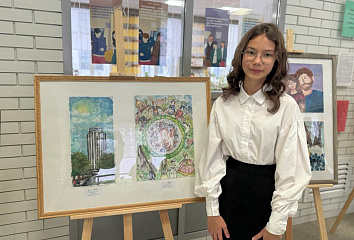 Челнинка открыла третью по счету выставку творческих композиций