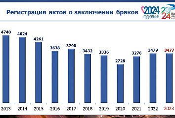 В Набережных Челнах за один день прошло 60 свадеб