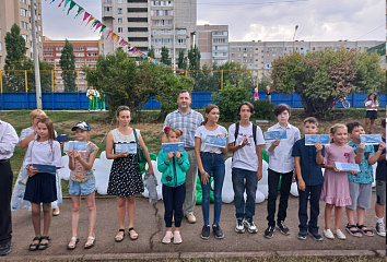 В Комсомольском районе состоялся праздник двора