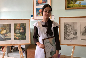 A young resident of Naberezhnye Chelny opened her own exhibition