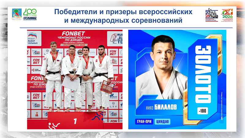В 2025 году челнинские спортсмены покоряли мировые пьедесталы