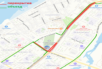 В Набережных Челнах ограничат движение к 9 Мая