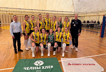 Челнинская волейбольная команда стала победителем чемпионата ПФО