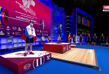 Спортсмен из Челнов завоевал медаль на чемпионате Европы по тяжелой атлетике