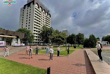 Челнинцы заряжаются энергией на тренировках на свежем воздухе