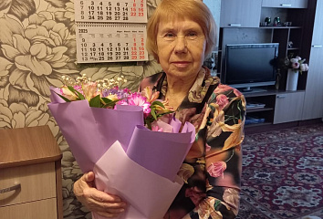 Ветеран встретила 85-летний юбилей