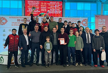 Челнинские борцы взяли первое место на первенстве Татарстана по национальной борьбе