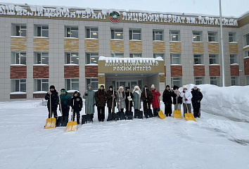 «Снежный десант» работает в Центральном районе